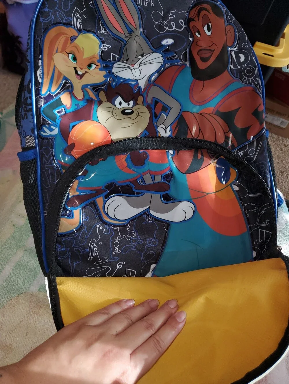 Tune Squad Basketball Backpack with Looney Tunes Print
